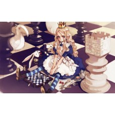 Plakát - obraz  "Šachová princeznička" 